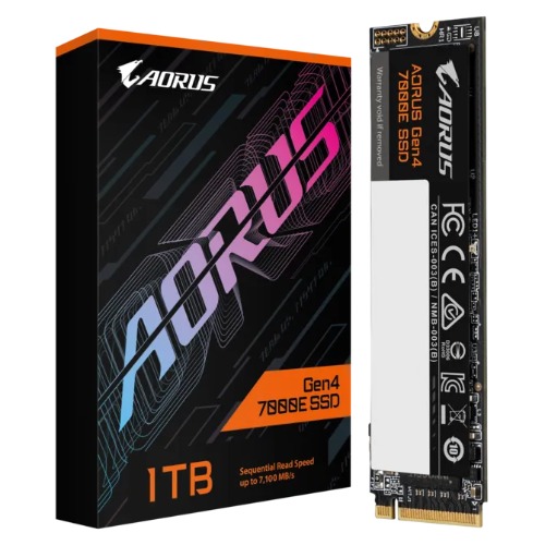 GIGABYTE AORUS Gen4 7000E 1TB NVMe SSD – PCIe 4.0 x4 M.2