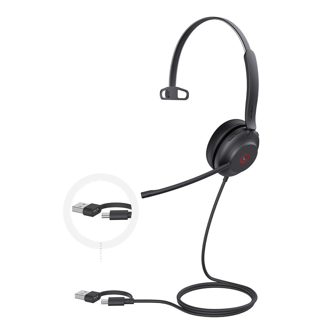 Yealink UH37 Mono USB Wired Headset