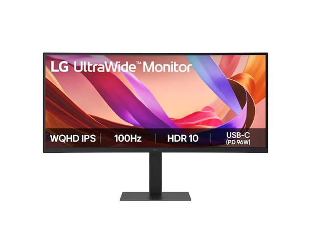LG 34" UltraWide 21:9 WQHD Curved IPS 100Hz Monitor