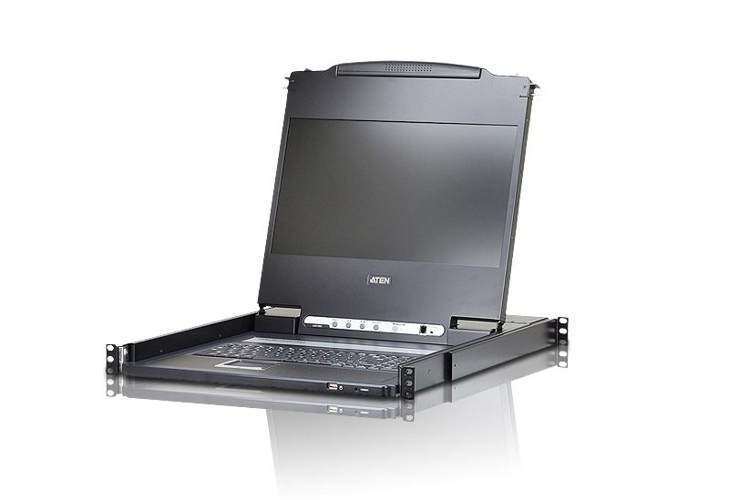Aten Rackmount Single Rail LCD Console VGA