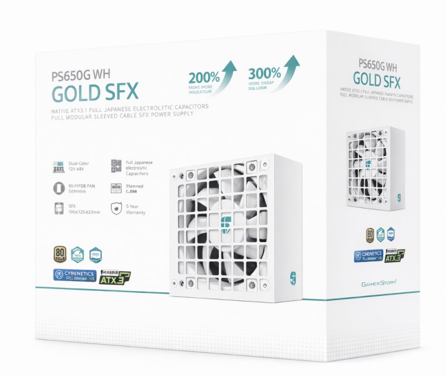 DeepCool PS650G WH 650W Gamer Storm SFX