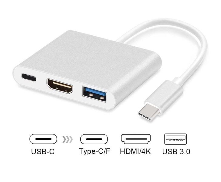 8Ware USB Type-C to HDMI Adapter Cable with Type-C Charging