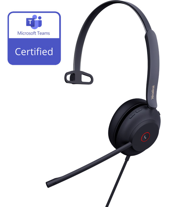 Yealink UH37 Microsoft Teams Certified USB Wired Headset