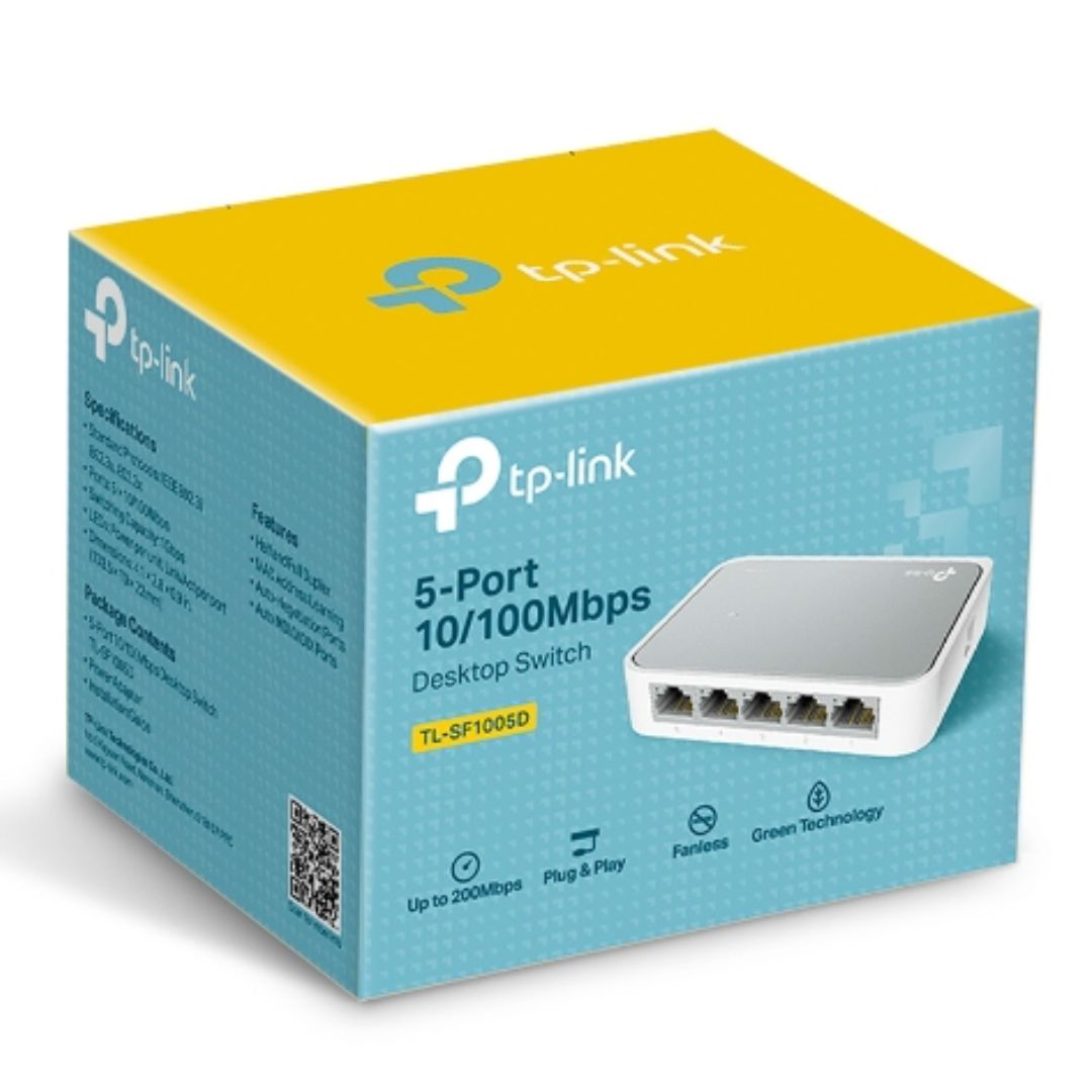 TP-Link TL-SF1005D 5-Port 10/100M mini Desktop Switch