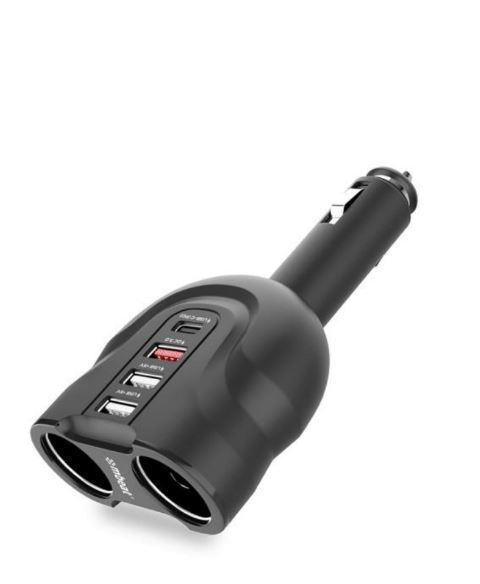 mbeat® Gorilla Power Four Port USB-C PD & QC3.0 Car Charger