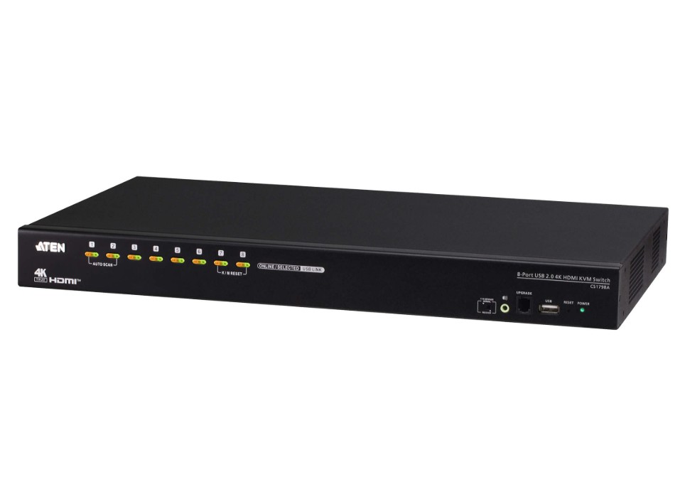 Aten 8-Port USB2.0 4K HDMI KVM Switch