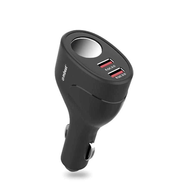 (LS) mbeat® Gorilla Power Dual Port QC3.0 Car Charger and
