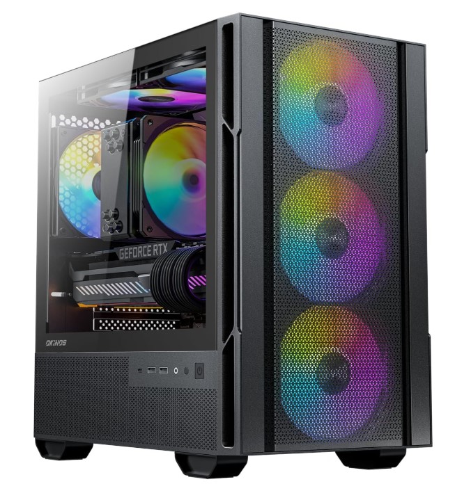 OKINOS Cypress 3 ARGB Micro ATX Case