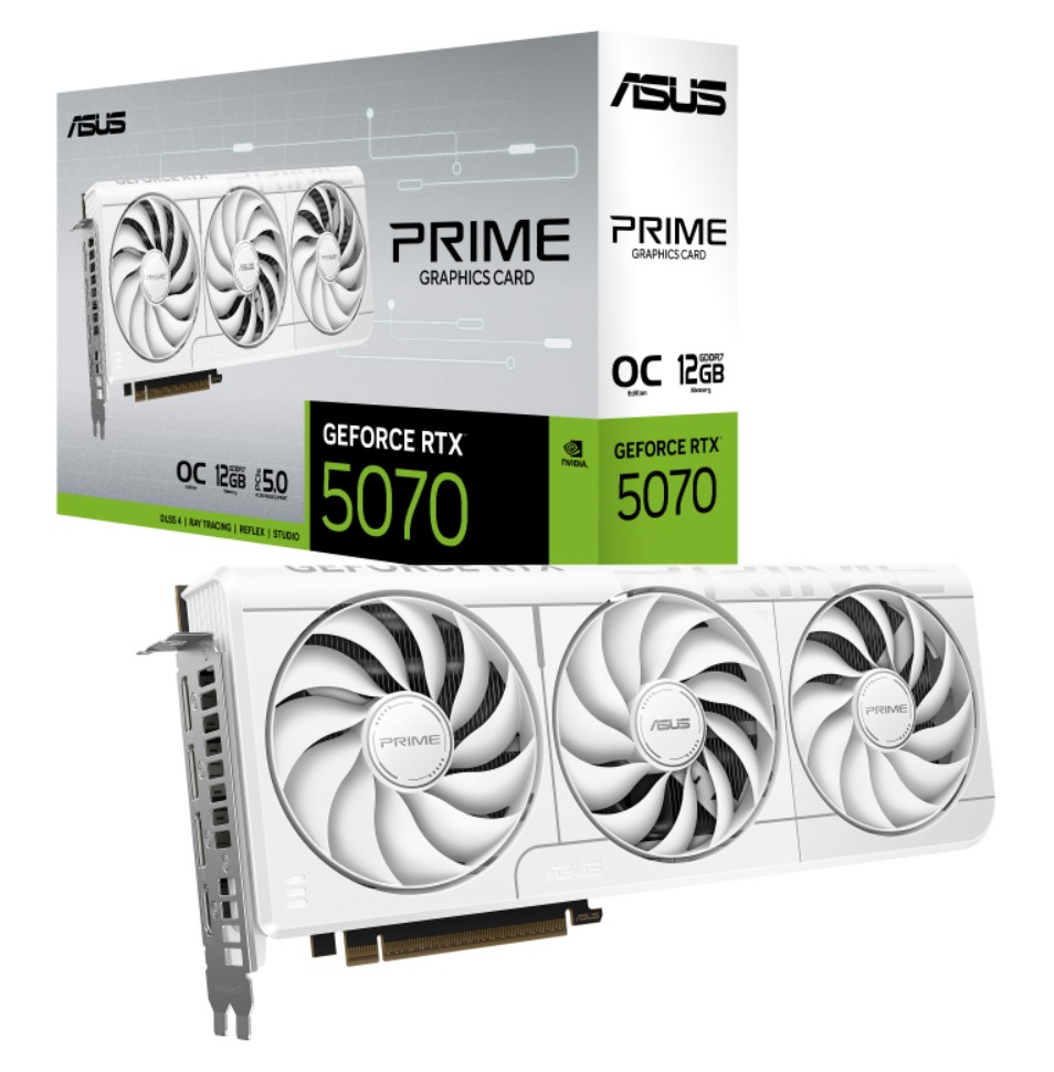 ASUS PRIME GeForce RTX 5070 12 GB White OC