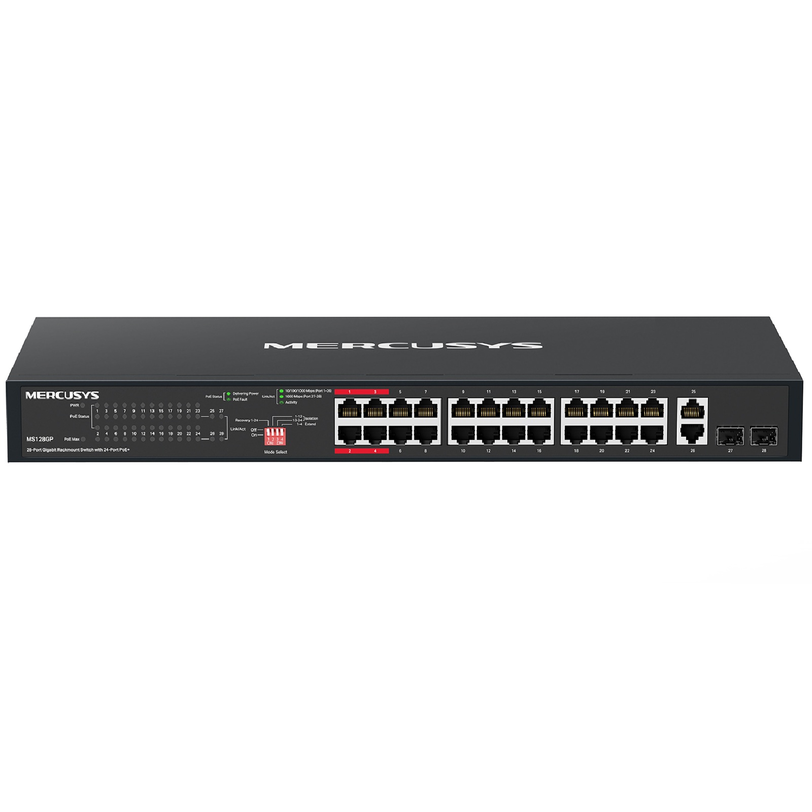 Mercusys MS128GP 28-Port Gigabit Rackmount Switch with