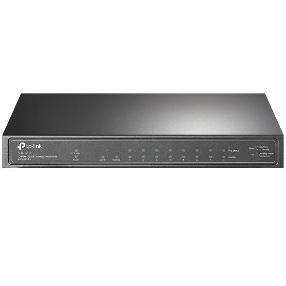 TP-Link TL-SG1210P 10-Port Gigabit Desktop Switch with