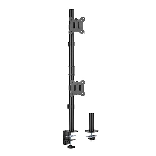 Brateck Vertical Pole Mount Dual-Screen Monitor Mount Fit