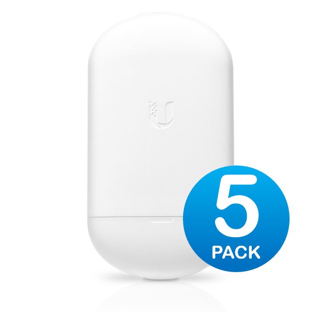 Ubiquiti NanoStationAC - 5GHz airMax AC Radio - 5 Pack,450+